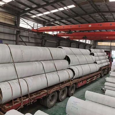 बड़ी व्यास की 304 स्टेनलेस स्टील पाइप डीकोइलिंग सेवा के साथ